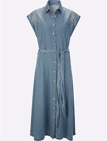Robe En Jean Qualité Lyocell - Taille Standard - Helline