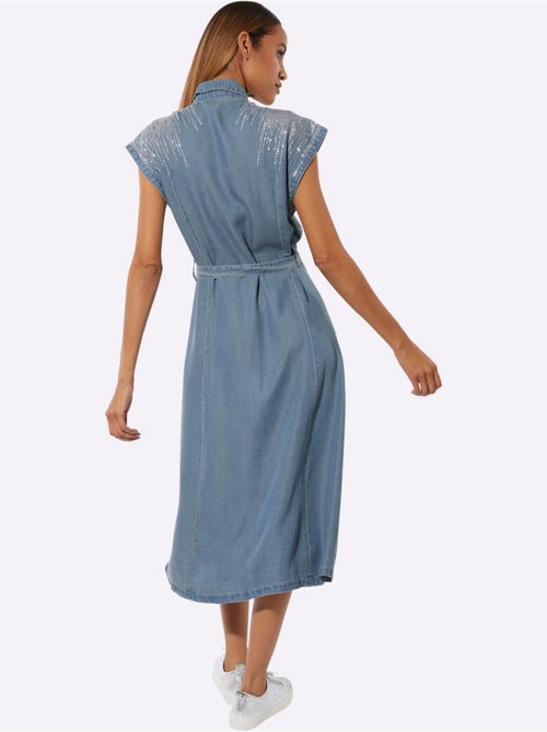 Robe En Jean Qualité Lyocell - Taille Standard - helline - Kiabi