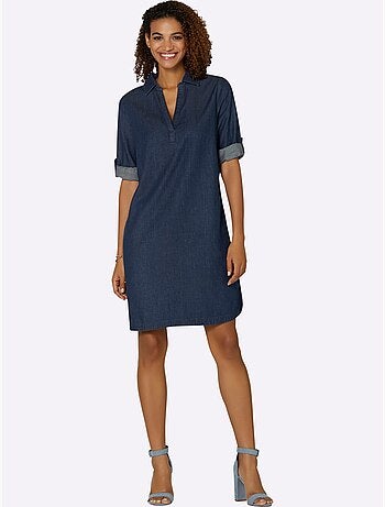 Robe En Jean Qualité Tissée - Taille Standard - Witt