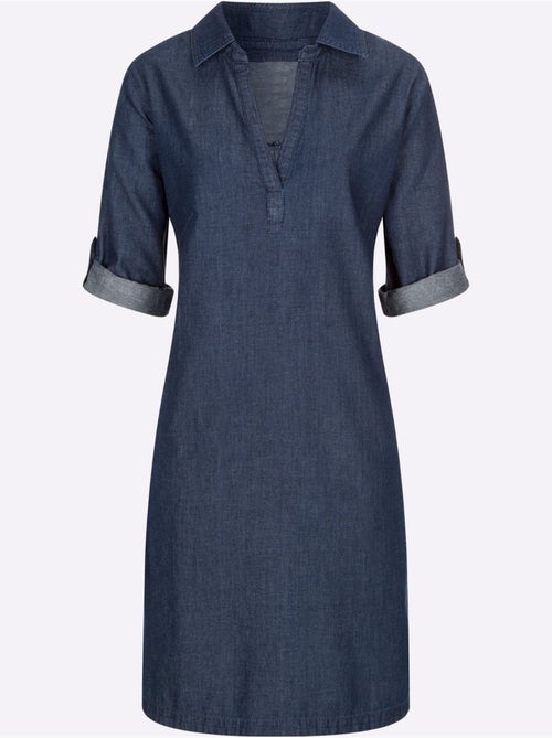 Robe En Jean Qualité Tissée - Taille Standard - Witt - Kiabi