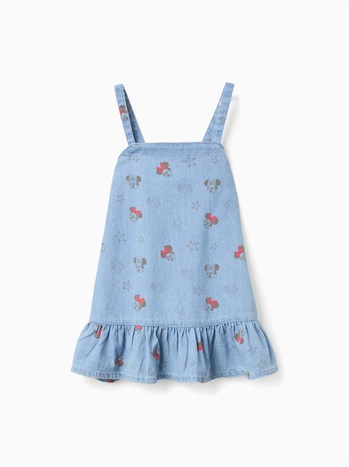 Robe en jean sans manches avec motif Minnie - Kiabi