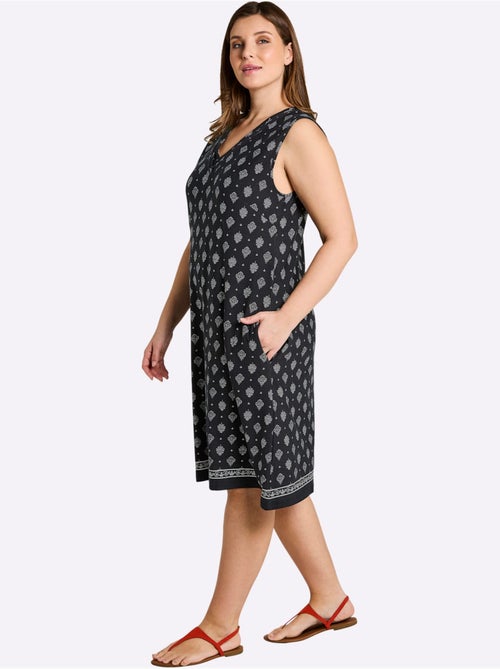 Robe En Jersey - Taille Standard - Sheego - Kiabi Robe En Jersey - Taille Standard - Sheego - Kiabi