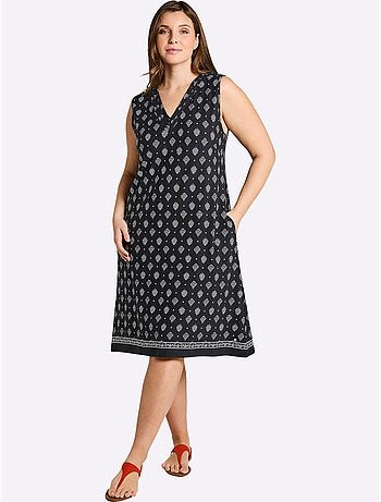 Robe En Jersey - Taille Standard - Sheego