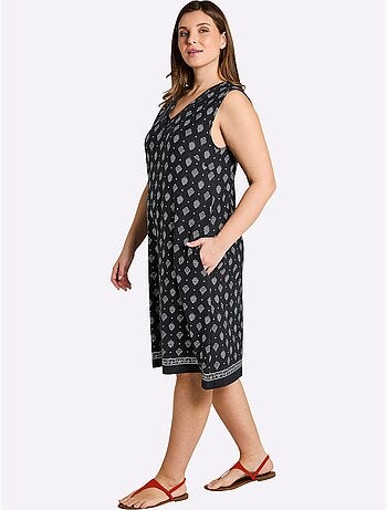 Robe En Jersey - Taille Standard - Sheego