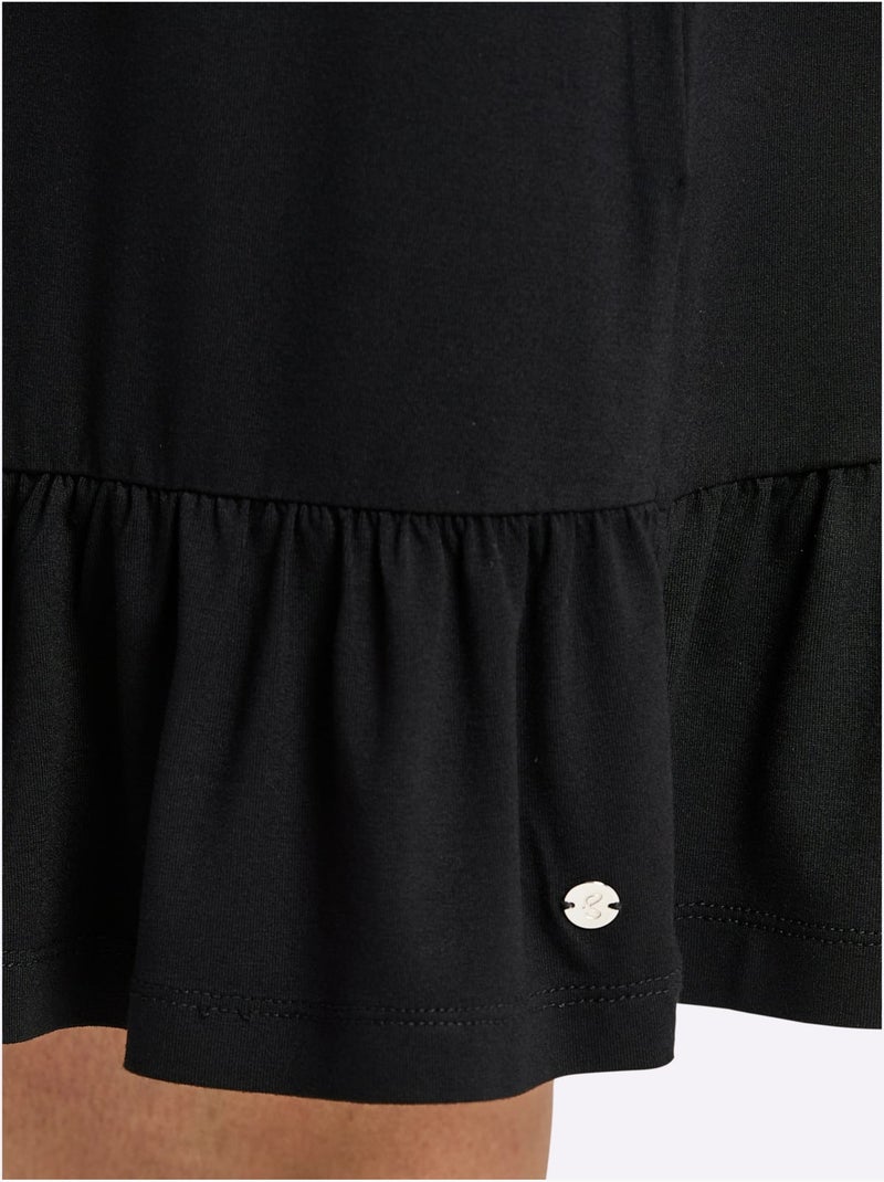 Robe En Jersey - Taille Standard - Sheego Noir - Kiabi