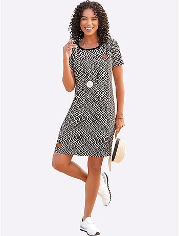 Robe En Jersey 50% Coton - Taille Standard - Witt