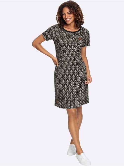 Robe En Jersey 50% Coton - Taille Standard - Witt - Kiabi