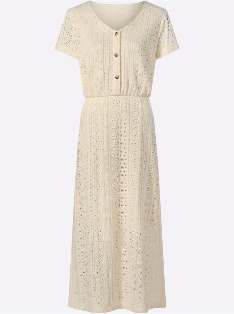Robe En Jersey 70% Coton - Taille Standard - Witt Ivoire - Kiabi