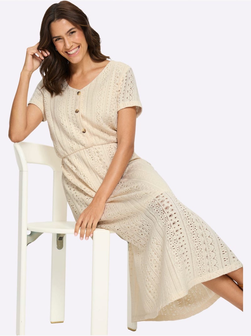 Robe En Jersey 70% Coton - Taille Standard - Witt Ivoire - Kiabi