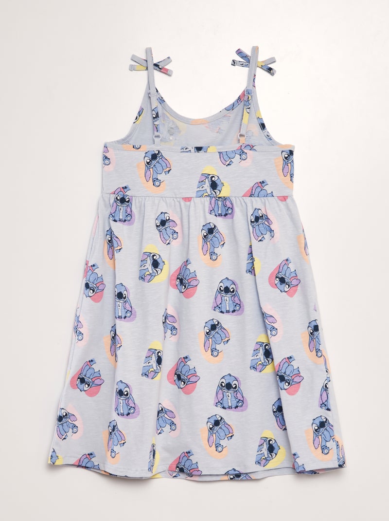 Robe en jersey à bretelles 'Disney' 'Stitch' Bleu - Kiabi