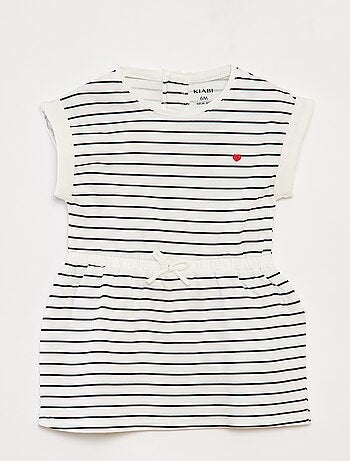 Robe en jersey à motif