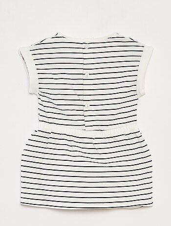 Robe en jersey à motif