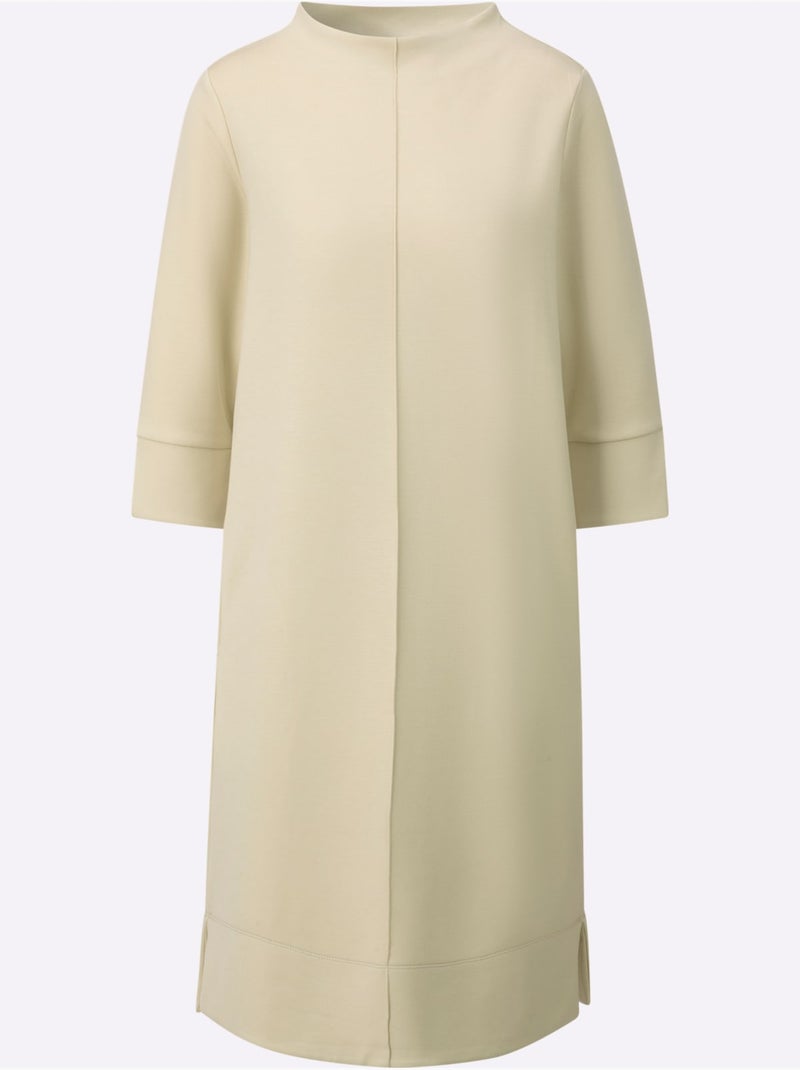 Robe En Jersey Coupe Affinante - Taille Standard - Witt Sable - Kiabi