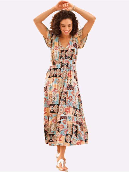 Robe En Jersey Coupe Affinante - Taille Standard - Witt - Kiabi