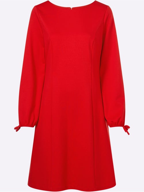 Robe En Jersey Coutures Princesse Structurantes - Taille Standard - helline - Kiabi