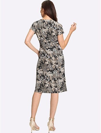 Robe En Jersey Effet Cache-cœur - Taille Standard - Witt