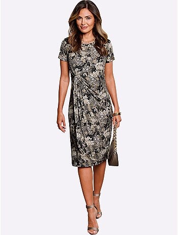 Robe En Jersey Effet Cache-cœur - Taille Standard - Witt