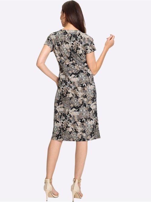 Robe En Jersey Effet Cache-cœur - Taille Standard - Witt - Kiabi