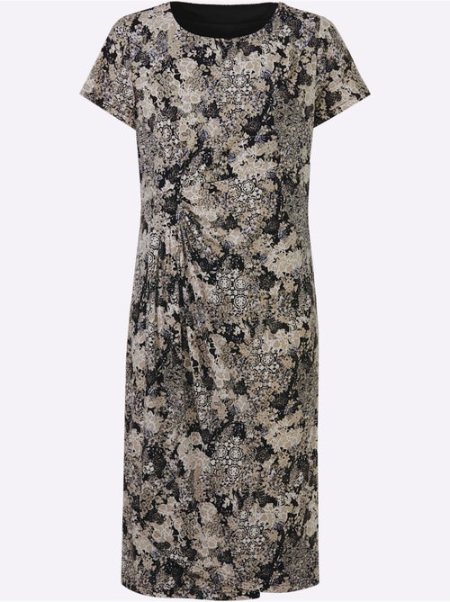 Robe En Jersey Effet Cache-cœur - Taille Standard - Witt - Kiabi