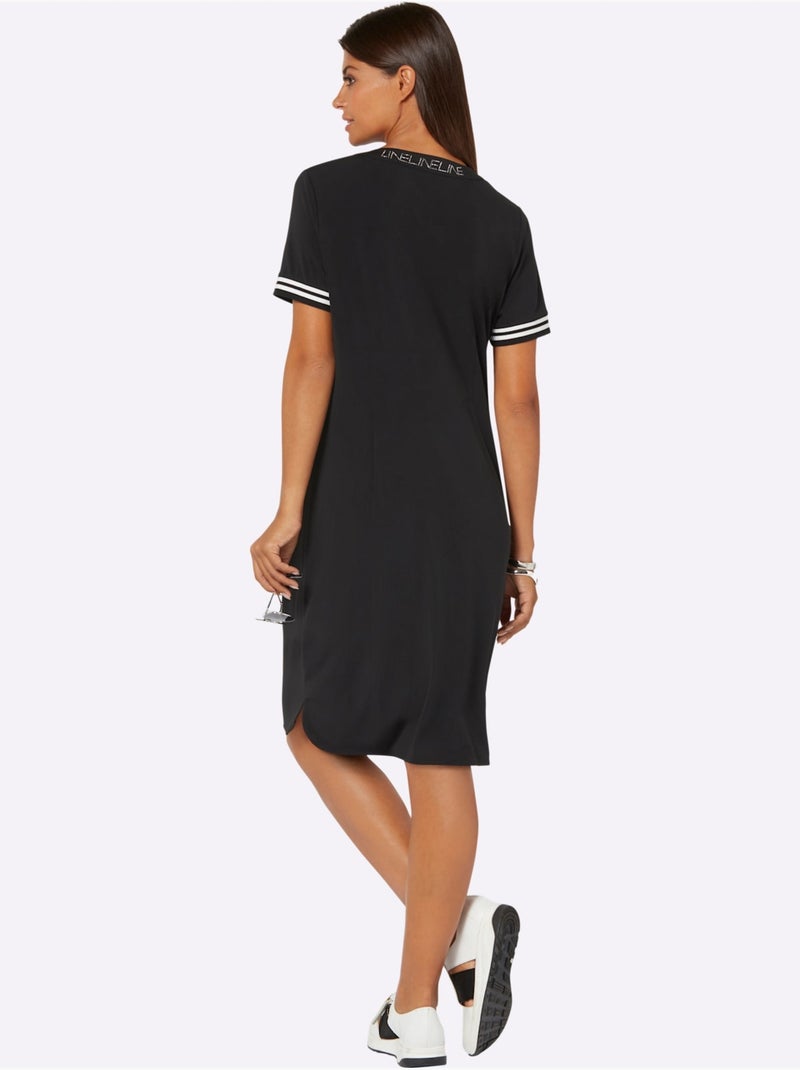 Robe En Jersey Entretien Très Facile - Taille Standard - helline Noir - Kiabi