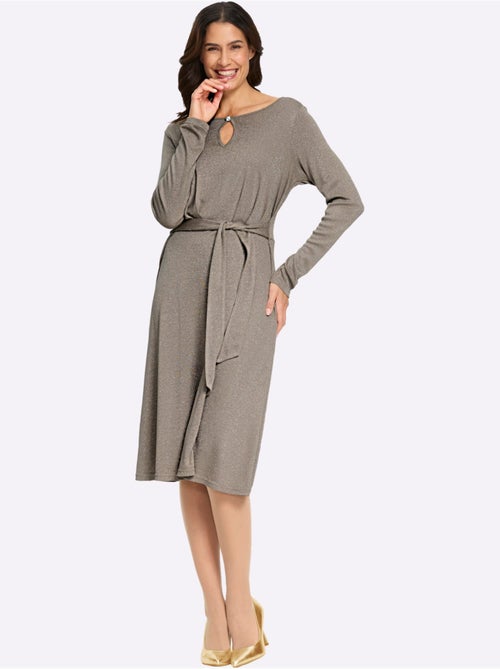 Robe En Jersey Fil Fantaisie Brillant - Taille Courte - Witt - Kiabi Robe En Jersey Fil Fantaisie Brillant - Taille Courte - Witt - Kiabi