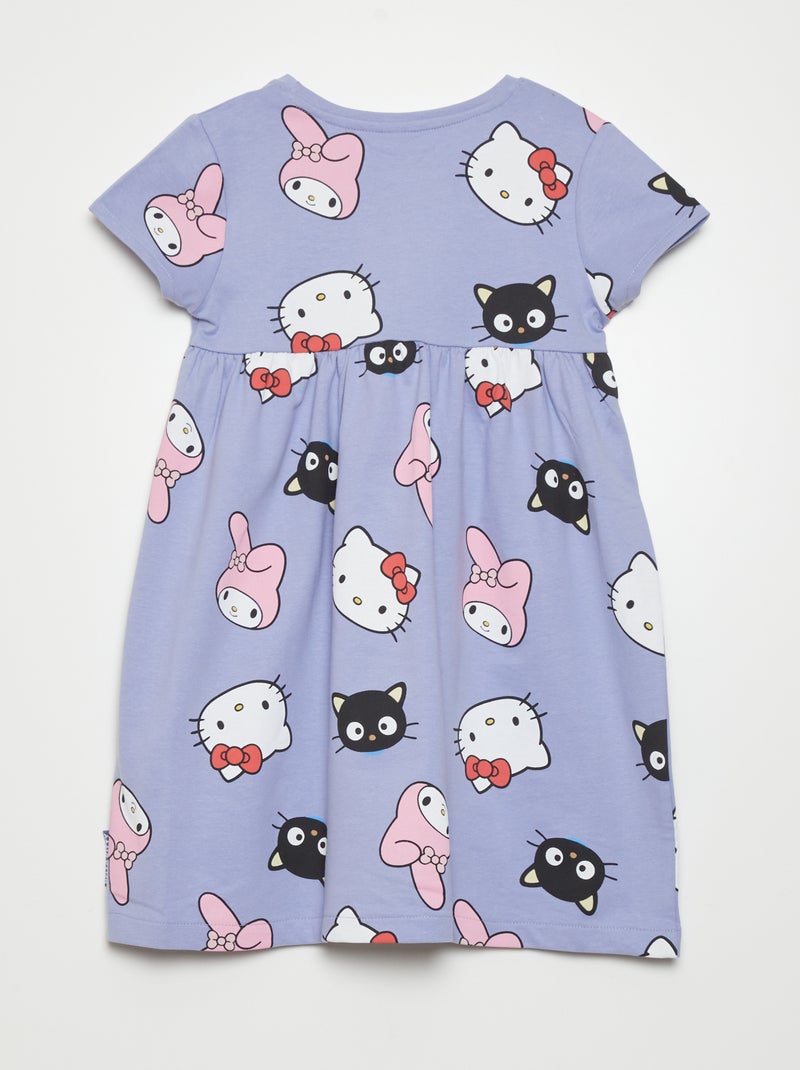 Robe en jersey 'Hello Kitty' Bleu - Kiabi