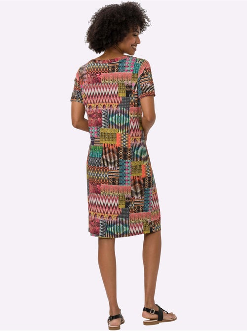 Robe En Jersey Imprimé Mode - Taille Standard - Helline - Kiabi