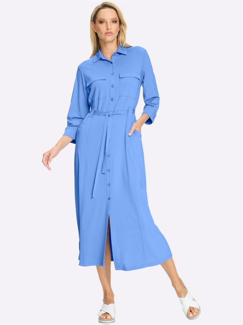 Robe En Jersey Jersey élastique Et Indéformable - Taille Standard - Helline - Kiabi Robe En Jersey Jersey élastique Et Indéformable - Taille Standard - Helline - Kiabi