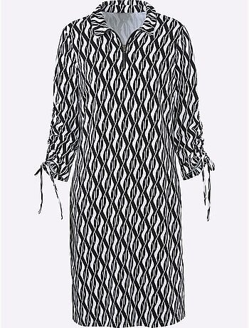 Robe En Jersey Lien Réglable Aux Manches - Taille Standard - Helline
