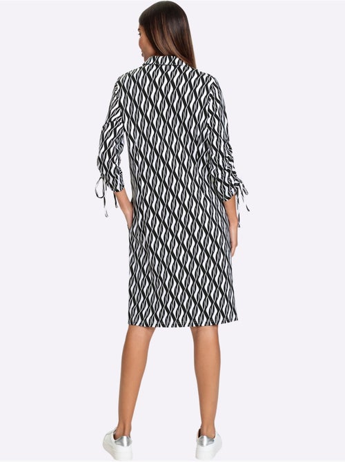 Robe En Jersey Lien Réglable Aux Manches - Taille Standard - helline - Kiabi