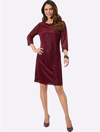 Robe En Jersey Motif Dévoré - Taille Standard - Witt