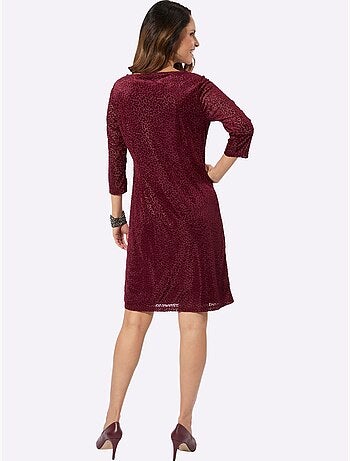 Robe En Jersey Motif Dévoré - Taille Standard - Witt