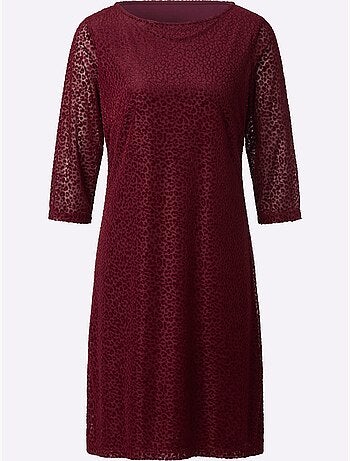 Robe En Jersey Motif Dévoré - Taille Standard - Witt
