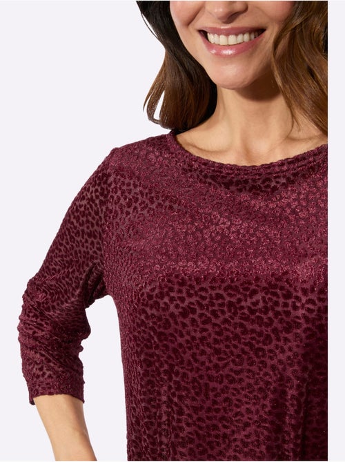 Robe En Jersey Motif Dévoré - Taille Standard - Witt - Kiabi Robe En Jersey Motif Dévoré - Taille Standard - Witt - Kiabi