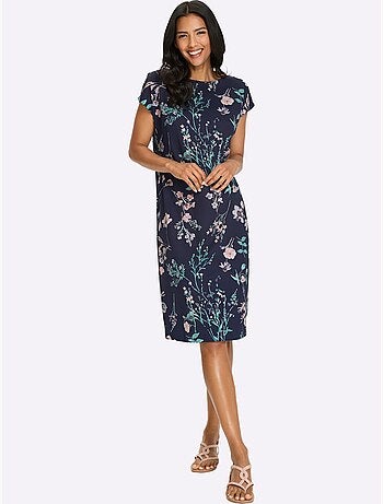 Robe En Jersey Pur Coton - Taille Standard - Moda Vilona