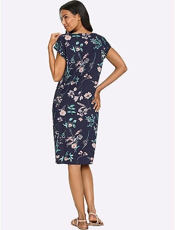 Robe En Jersey Pur Coton - Taille Standard - Moda Vilona