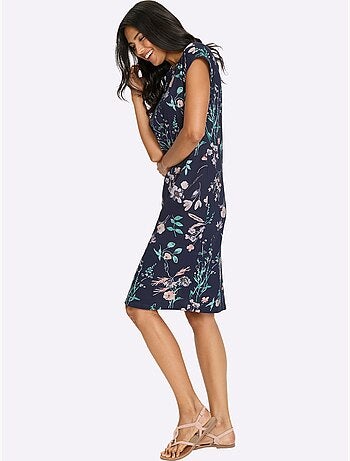 Robe En Jersey Pur Coton - Taille Standard - Moda Vilona
