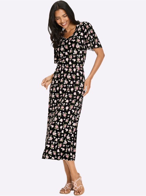 Robe En Jersey Pure Viscose - Taille Standard - Moda Vilona - Kiabi