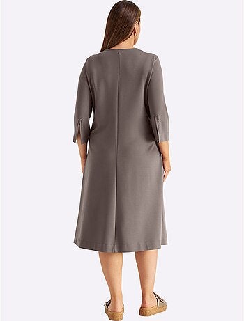 Robe En Jersey Qualité Interlock Indéformable - Taille Standard - Sheego
