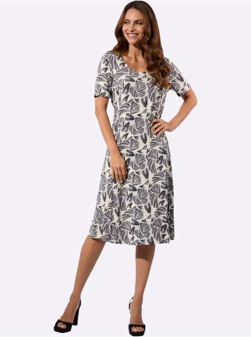 Robe En Jersey Qualité Viscose Douce - Taille Standard - Witt - Kiabi