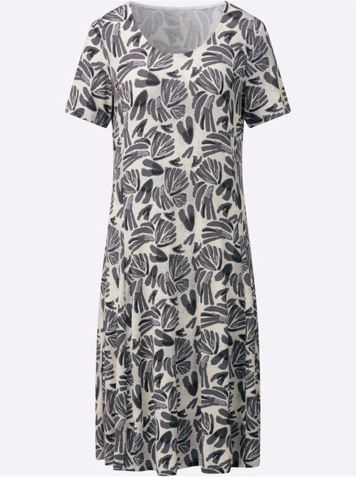 Robe En Jersey Qualité Viscose Douce - Taille Standard - Witt - Kiabi