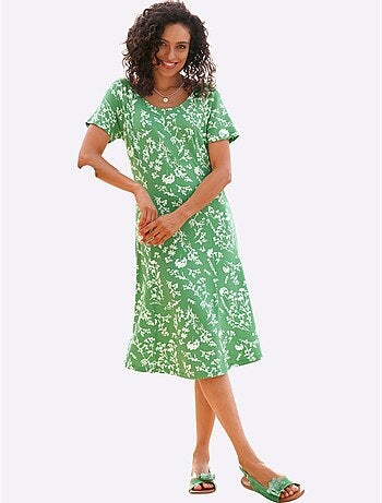 Robe en jersey tombé fluide - taille standard - witt