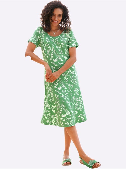Robe En Jersey Tombé Fluide - Taille Standard - Witt - Kiabi Robe En Jersey Tombé Fluide - Taille Standard - Witt - Kiabi