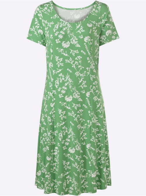 Robe En Jersey Tombé Fluide - Taille Standard - Witt - Kiabi Robe En Jersey Tombé Fluide - Taille Standard - Witt - Kiabi