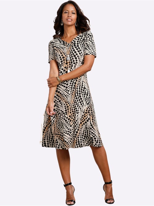 Robe En Jersey Viscose - Taille Courte - Witt - Kiabi