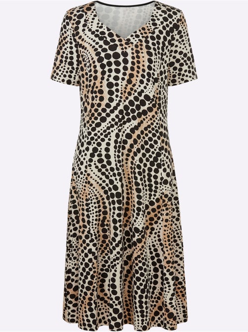 Robe En Jersey Viscose - Taille Courte - Witt - Kiabi