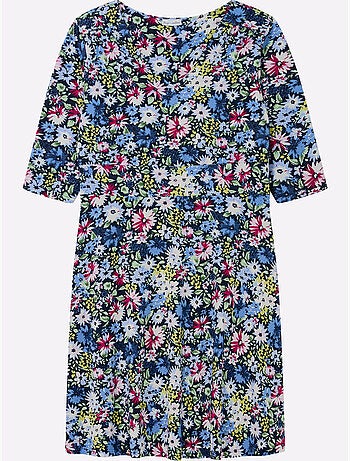 Robe En Jersey Viscose - Taille Standard - Sheego