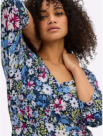 Robe En Jersey Viscose - Taille Standard - Sheego