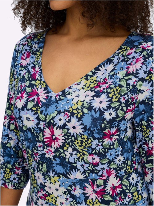 Robe En Jersey Viscose - Taille Standard - Sheego - Kiabi