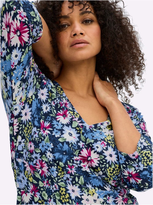 Robe En Jersey Viscose - Taille Standard - Sheego - Kiabi